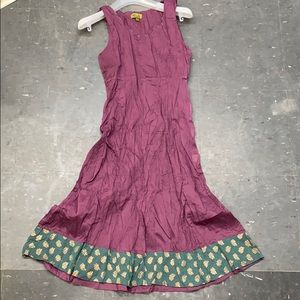 Tamana Crinkle Cotton Dress Sz S